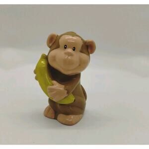 Zoo Animals 2.5” Figure Cake Topper by Bakery Crafts - Monkey with Banana